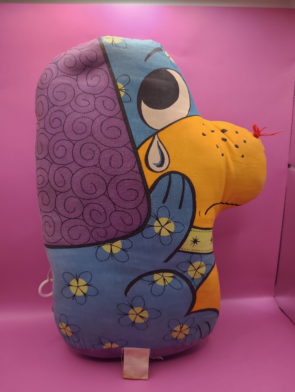 1966 Puppy Patter Pillow Pull String Talker By Mattel - Not Working, Makes Sound